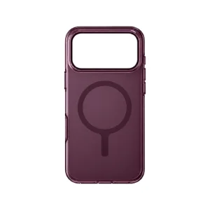 نمای پشت قاب UNIQ Clario Fig Purple مخصوص آیفون 18 پرو مکس با حلقه مغناطیسی و برش دوربین