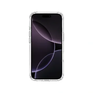 نمای جلوی قاب شفاف یونیک LifePro Xtreme Anti-Fingerprint Frost Clear برای آیفون ۱۶ پرو
