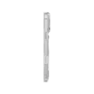 نمای کناری قاب شفاف یونیک Heldro Air Lucent Clear مخصوص آیفون ۱۷ پرو مکس با دکمه‌های جانبی و لبه‌های محافظ
